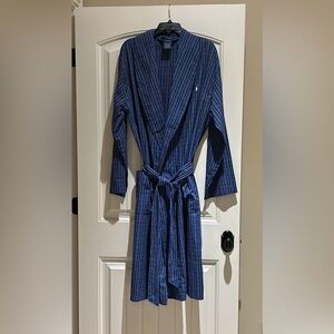 Men’s Ralph Lauren Cotton Plaid Robe Sm/med NWOT